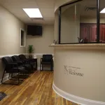 Photo of Patient seating and Receptionist Desk for Statesboro Oral Surgery