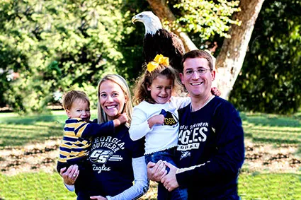 Photo of Statesboro GA Oral Surgeon Dr. Troy Lawhorn with his family